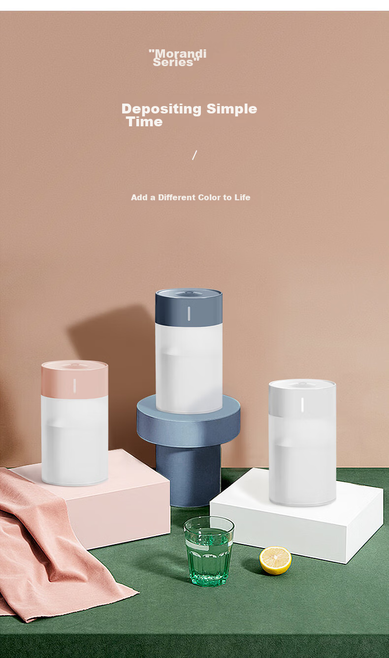 Kelleia Humidifier Mini Portable Creative Humidifier for Home, Car, Desk, Office, Bedroom, Dormitory Pink 4