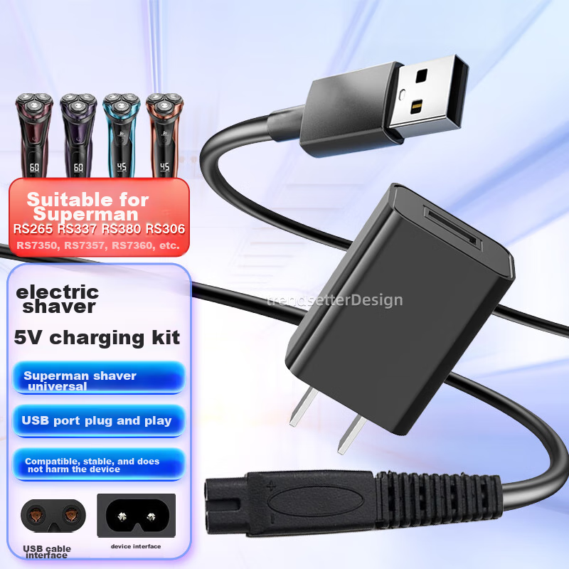 Chaofan Suitable for Xiaomi Camera Charger Power Extension Cord, Yingshi 360 Huawei Queidan Tplink Qiaolanle Orange Surveillance Power Adapter, Type-C Charging Cable, 3 Meters