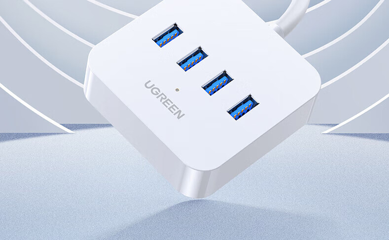 UGREEN USB 3.0 Hub, Multi-Port Splitter, High-Speed 4-Port Expansion Dock, HUB Concentrator, Laptop And Desktop Converter Adapter Extension Cable 2