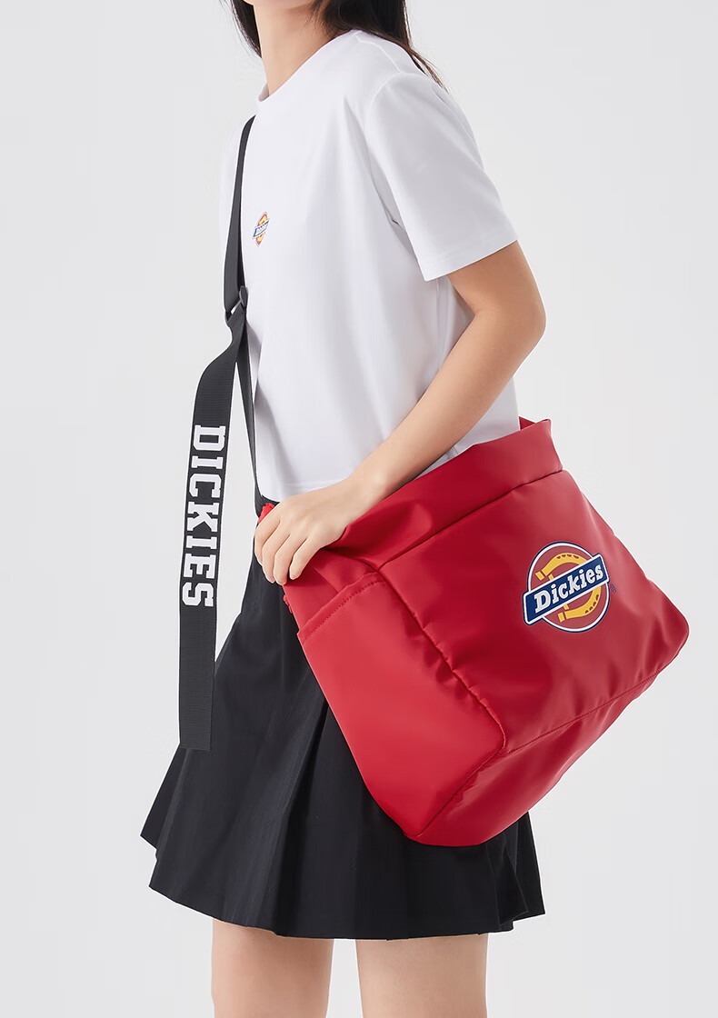 Dickies Shoulder Bag for Men, DK Multi-Pocket Crossbody Bag, Large Capacity, Fits 13.3-Inch Laptop, Canvas Backpack for Students 19