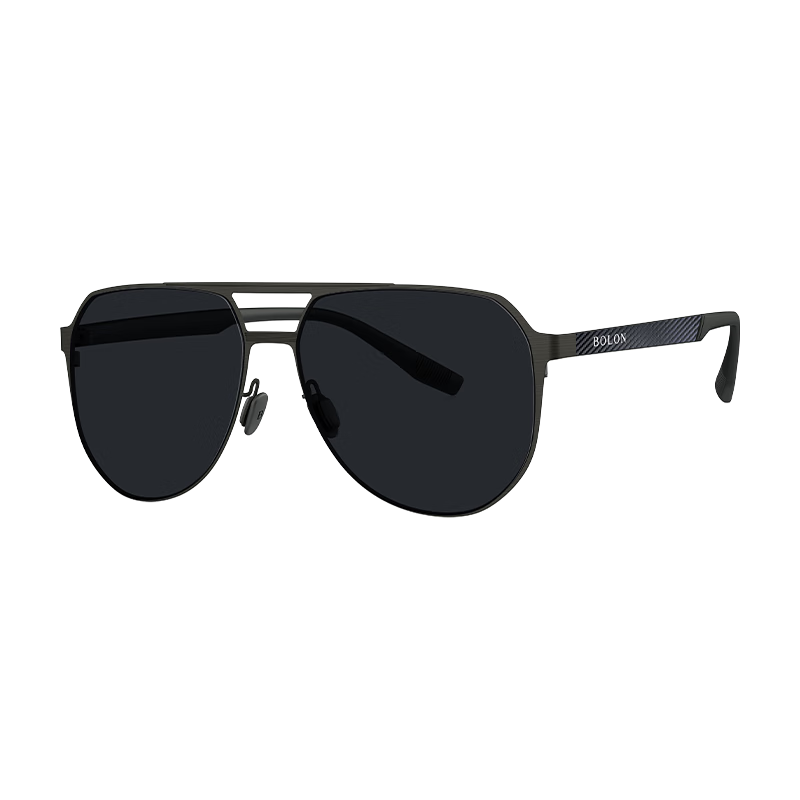 BOLON Sunglasses, Double-Frame Polarized Sunglasses, Aviator Driving Glasses for Men, BL8123 C12