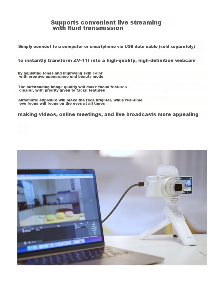 SONY ZV-1M2 Black Pocket Camera + GP-VPT3 Bluetooth Grip + SF-E64A Memory Card + NP-BX1 Battery, 4K Video/Ultra-Wide Shooting Grip Set 25