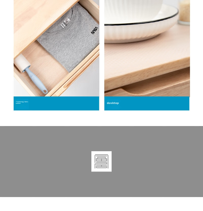 FOOJO Food-Grade Kitchen Drawer Liner, Waterproof And Oil-Proof Cabinet Mat, Countertop Protector for Dining Sideboards, Dust-Proof Pad, 0.6*5 Meters 16