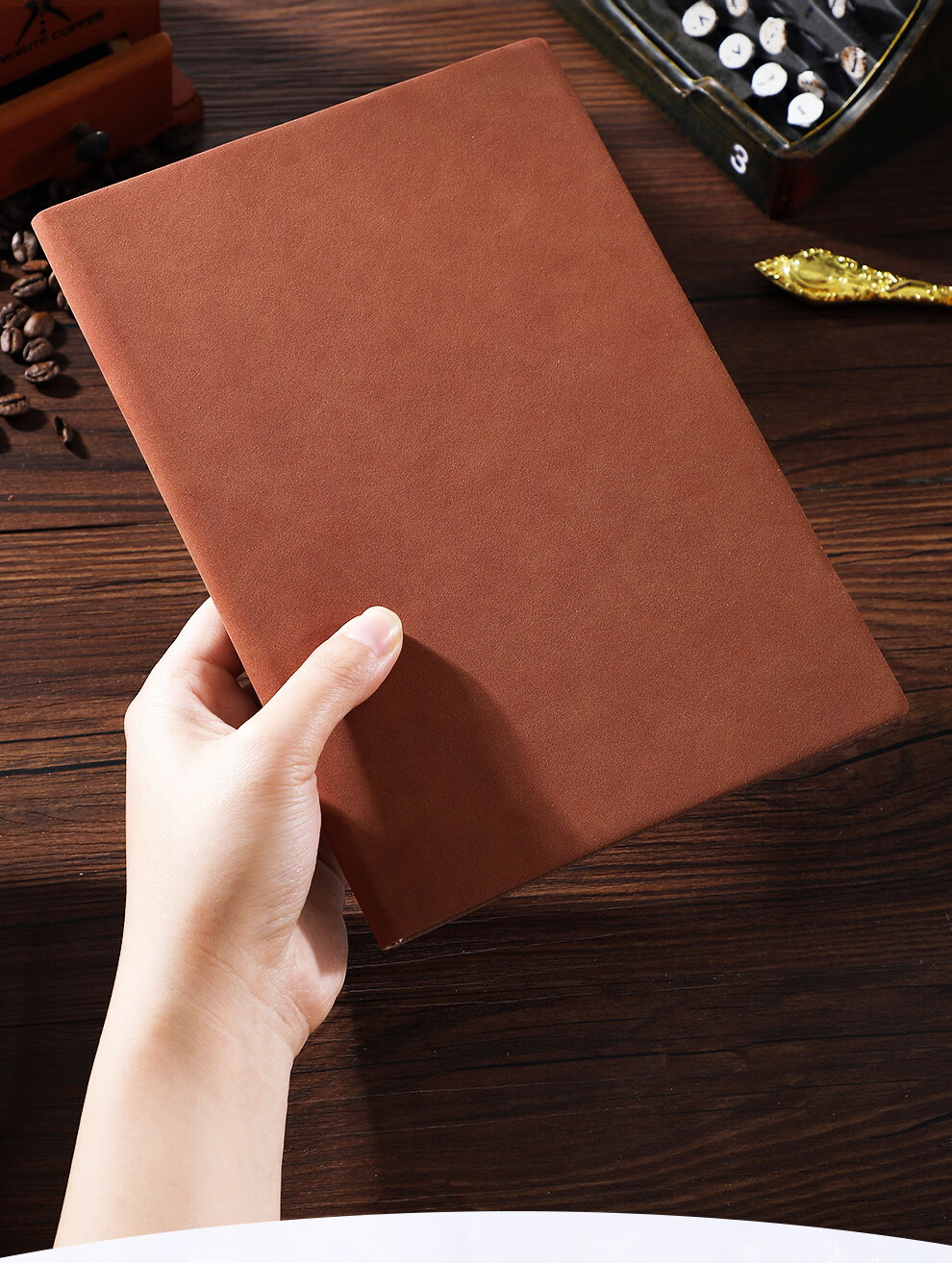 Jiaranheng Business Notebook High-Quality A5 Vintage Sheepskin Leather Journal Diary Softcover Office Stationery Meeting Notes Black 5