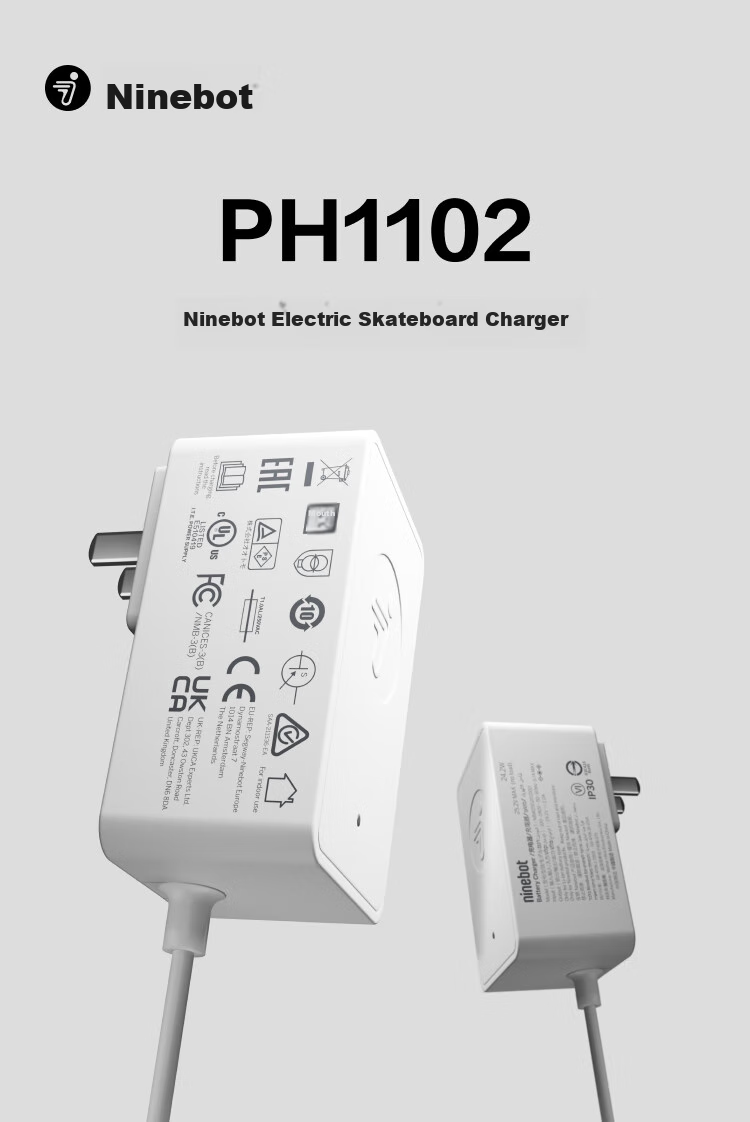 Ninebot Scooter Charger Compatible with E2/E2plus/C15/C8/C2pro 1