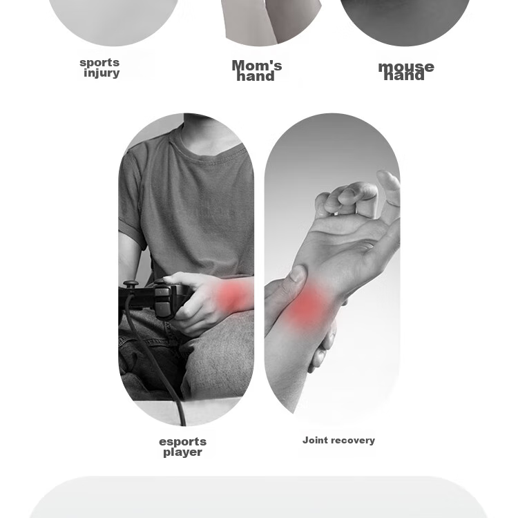 GINGPAI SPORT Compression Wrist Support Brace for Sprains in Women, Tennis Elbow Band, Sports Volleyball Badminton Wrist Guard, Pain Relief Warm Bandage for Strains And Sprains, Orange, One Pair 4