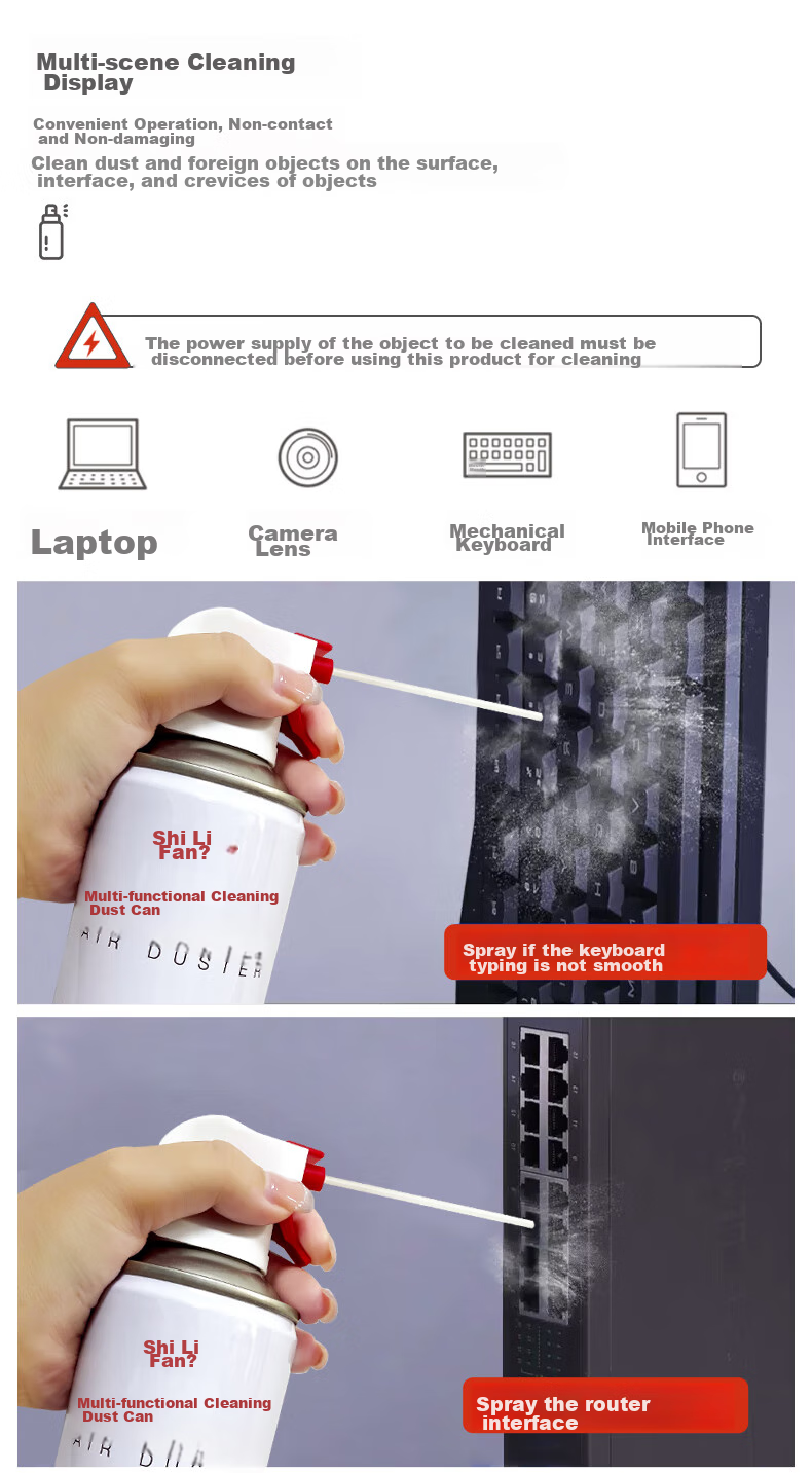 Shilifan Camera Cleaning Kit: Lens Cleaning, Powerful Air Blower, Eyeglass Cloth, Lens Cloth, Lens Pen, 3-In for Phone And Computer Screen Cleaning And Wiping 4