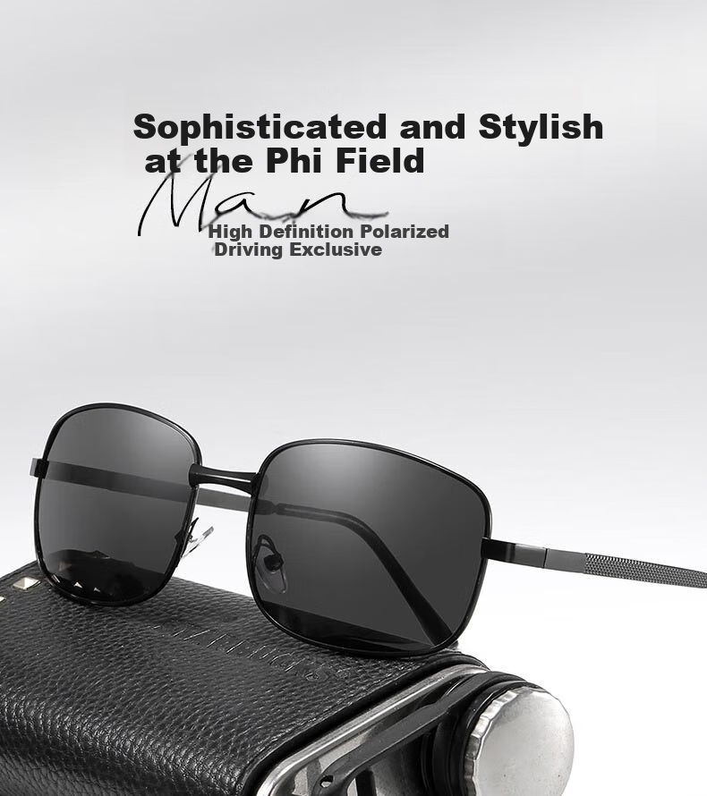 FESETE Driving Glasses, Polarized Sunglasses for Driving Day And Night, Driving Sunglasses for Back-To And Father's Day 1
