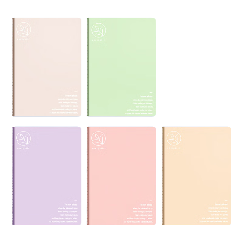 Shuxing B5 Notebook, 40 Sheets, Simple Design, for Postgraduate Entrance Exam, Middle School And High School Students, Soft Cover, Copying Notebook, Stitched Exercise Book, Homework Lined Notebook, Thick Notebook, Moshanghua Kai 5 Notebooks