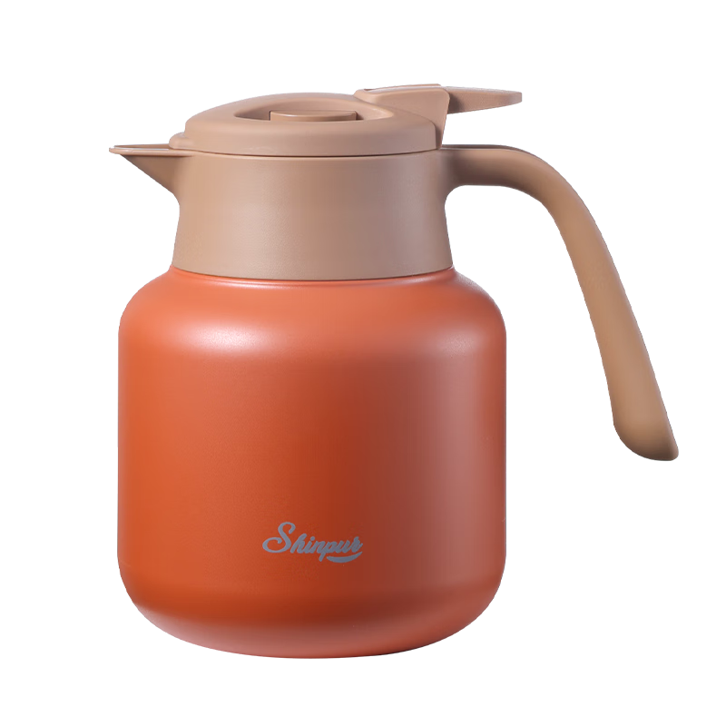 SHINPUR Insulated Thermos Flask, 316 Stainless Steel, Household Tea Steeping Pot, Tea-Water Separation, Large Capacity, White Tea Infusion Pot, Office Hot Water Bottle
