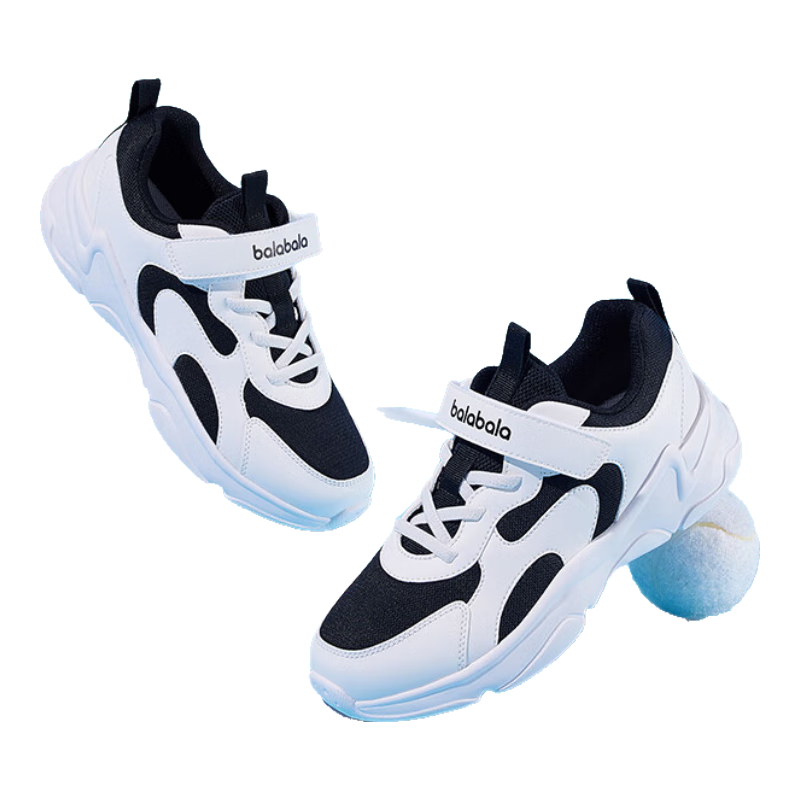 BALABALA Children's Shoes, Boys And Girls Sports Shoes, Breathable Mesh Shoes, Autumn 2024, Lightweight Footwear, 208324140206