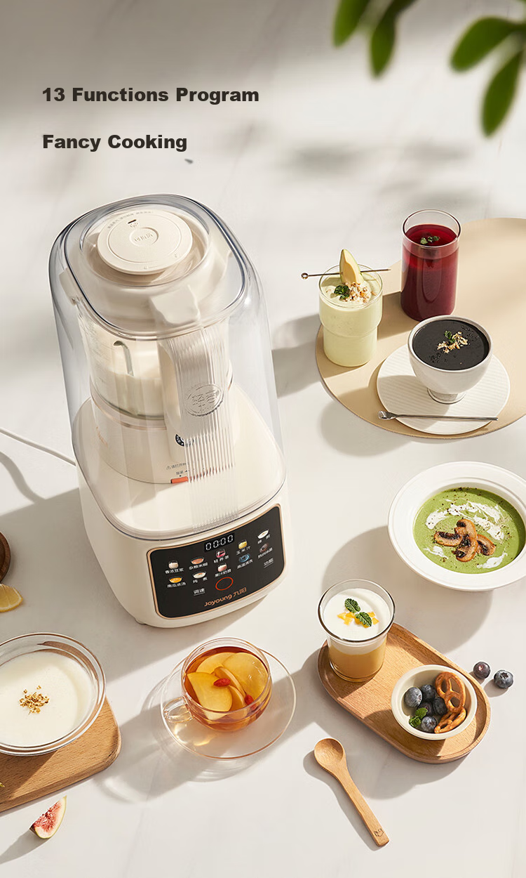 Joyoung High-Speed Blender, Home Use, Quiet Operation, Fully Automatic, Easy to Clean, 1.5L Capacity for Grains And Beans, Soy Milk Maker, P669 Model, Suitable for 2-4 People, with Subsidies 19