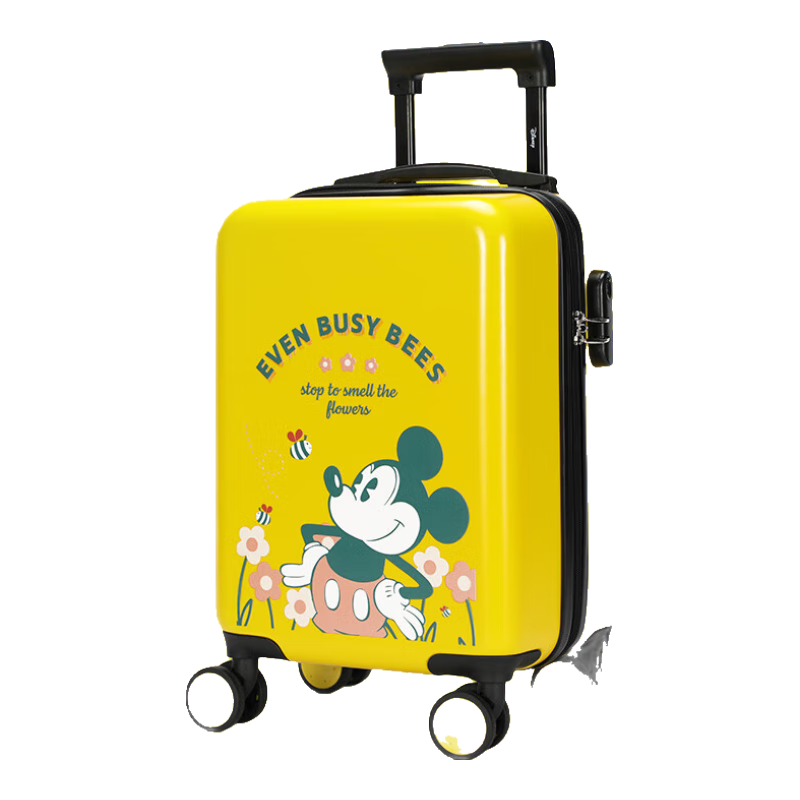 Mesuca X Disney Password Children's Luggage, 16-Inch High-Quality Kids' Suitcase with Handle, Carry-On Approved, Birthday Gift