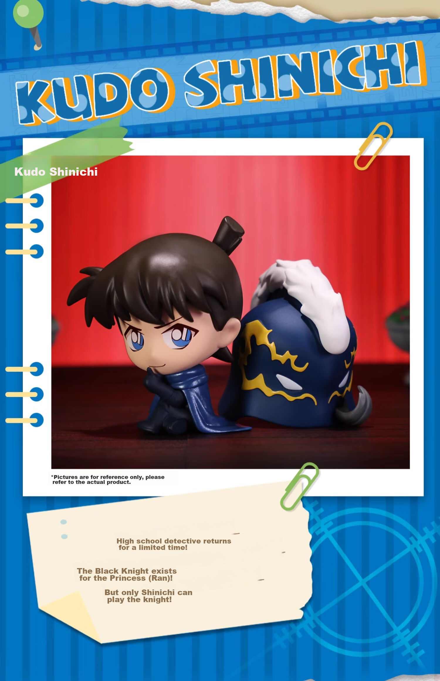 LDCX Detective Conan Peripheral Mini Detective Series Figurine Display, Blind Box, Birthday Gift Set 6