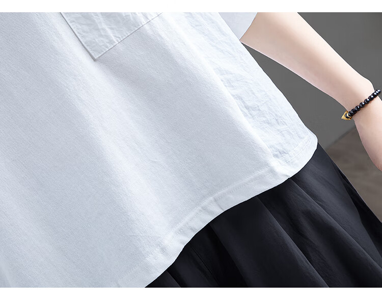 Siboshe Loose T-Shirt, 2026 Summer Collection, Slimming Round Neck Pullover, Simple And Comfortable Top 11
