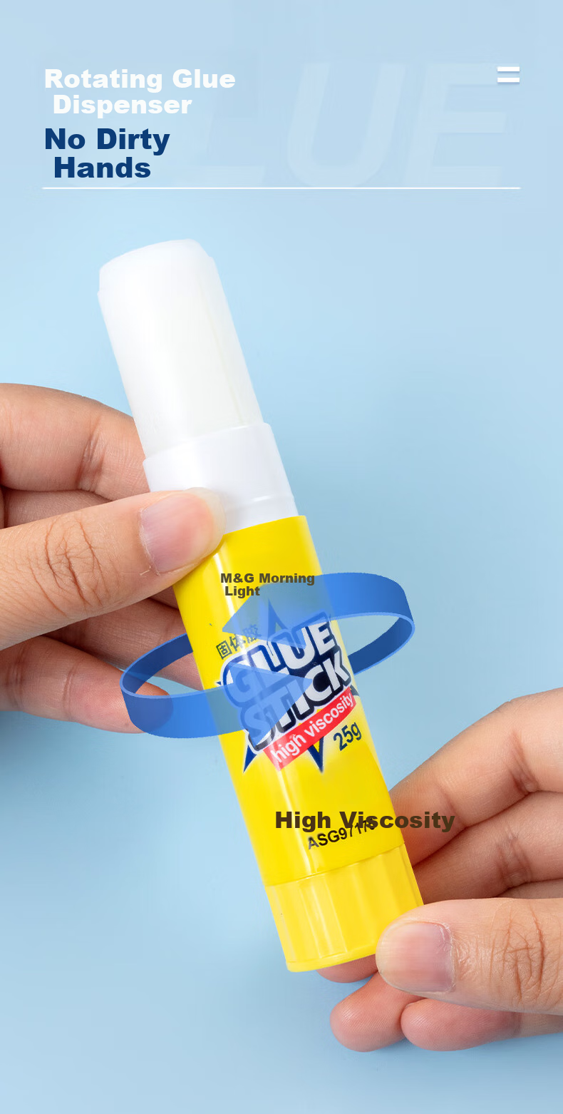 M&G Stationery Popular Product, 15g High Viscosity Solid Glue PVP, Student Craft Solid Adhesive, Quick-Drying Durable Glue Stick, Office Supplies, 24-Pack MG7105 5