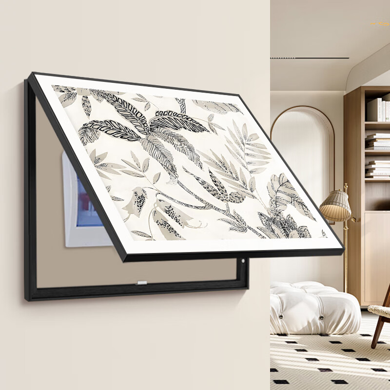 Long Time No See Electric Meter Box Decorative Painting No-Drill Electric Box Cover Panel Circuit Breaker Box Hanging Art High-End Distribution Box Concealment Wall Art
