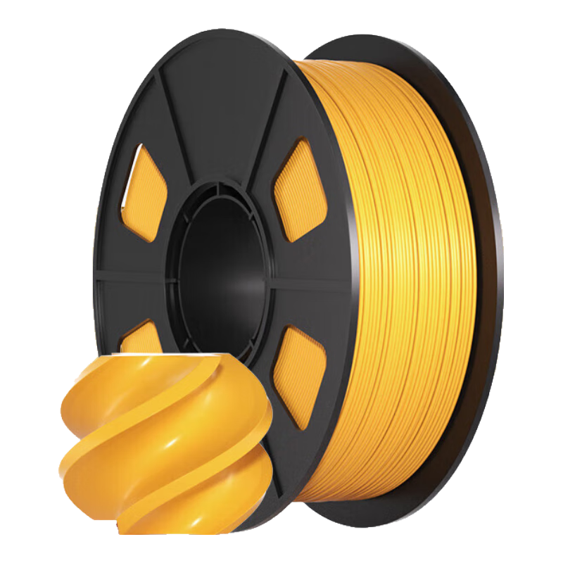 CMYKSUPPLIES 3D Printing Filament PLA 1.75mm Compatible with Tuozhu Chuangxiang, Aileku, Fuzhi, Jiguang, Erwa DIY Printers, Mini Drawing Pens, Line Material, Golden Color, 1kg