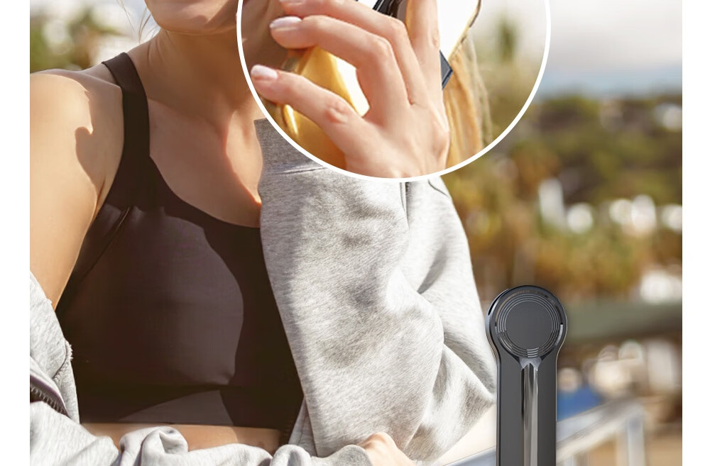 SelfieShow Action Camera Neck Strap Compatible with DJI OsmoAction4/G0Pro12/11 Pocket3/4P, First-Person Perspective Shooting, Cycling Mount, Rotatable 15