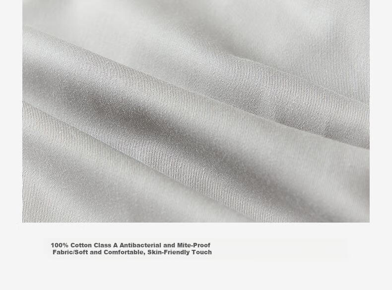 Hengyuanxiang Class A Pure Cotton Fitted Sheet, Single Piece, Single Bed, Protective Cover, Quilted Non-Slip Mattress Protector, Bed Cover, 150*200cm 28