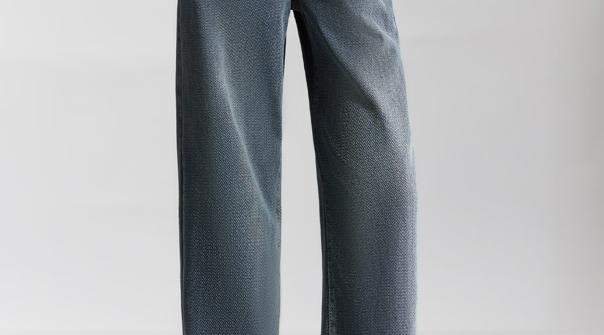 PinCai High-Waisted Jeans for Women, Loose Wide-Leg Pants, Slimming Floor-Length Straight Trousers, Fashionable Versatile Long Pants P13QN1907 20