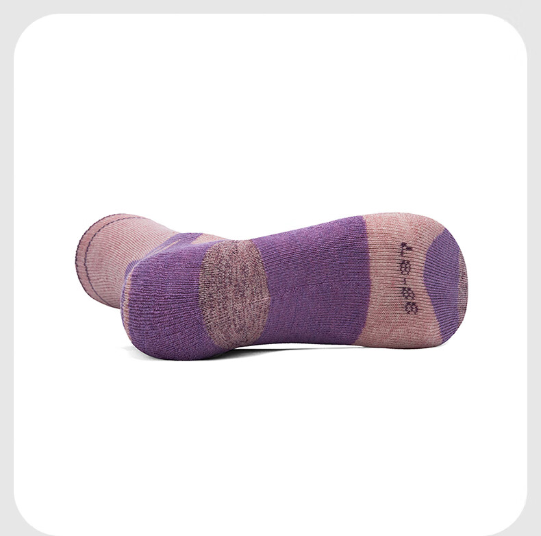 TFO Children's Wool Socks, Merino Comfortable Breathable Outdoor Sports Socks Running Socks 2902411 Pink Blue 4