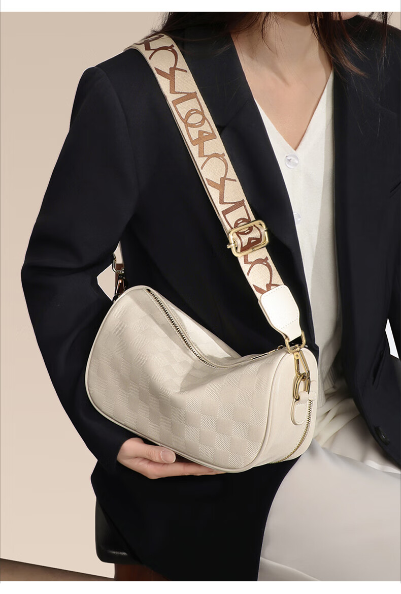 Viney Leather Crossbody Bag, Women's Casual Shoulder Pillow Bag, Light Luxury Birthday Mother's Day Gift, Practical Present for Mom 3