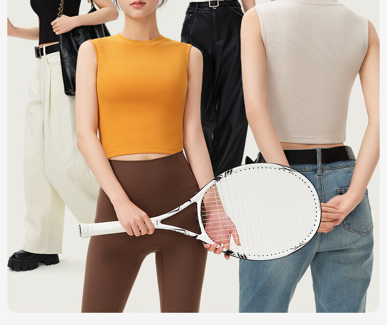 Simple Cloud Modal Cotton Wide Shoulder Vest Women's Sleeveless T-Shirt Solid Color Base Shirt Stylish Outerwear Summer 7