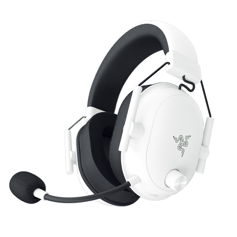 Razer BlackShark V2 Pro Wireless Bluetooth Gaming Headset White Passive Noise Cancelling Delta EQ CSGO PUBG White
