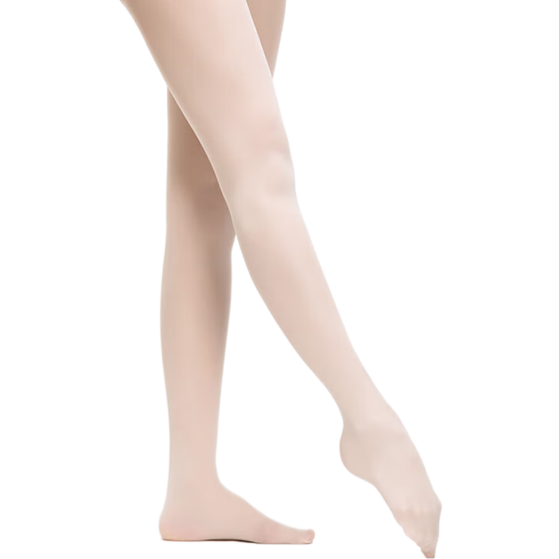 Sansha Children's Dance Tights, White Ballet Tights, All-Season One-Piece Pantyhose, Women's Large Tights, Base Layer, Pink M-L