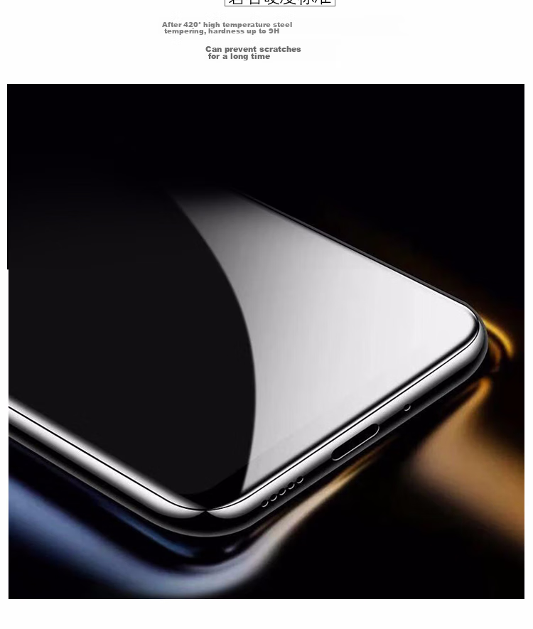 ESCASE Huawei Honor 30/30S Tempered Glass Screen Protector, Non-Full Coverage, No White Edge, Shatterproof [High Definition] 10