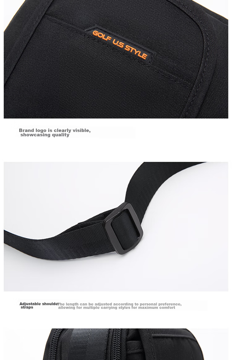 GOLF Shoulder Bag for Men And Women, Casual Crossbody Canvas Bag with Multiple Compartments, Water-Resistant Mini Sports Messenger Bag 19