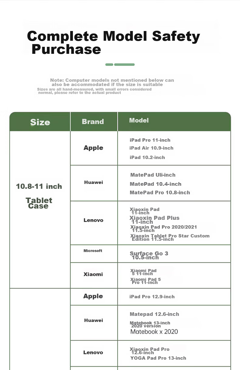 Biyoumei Suitable for Huawei MatePad 11 Tablet Sleeve, Storage Pouch 16