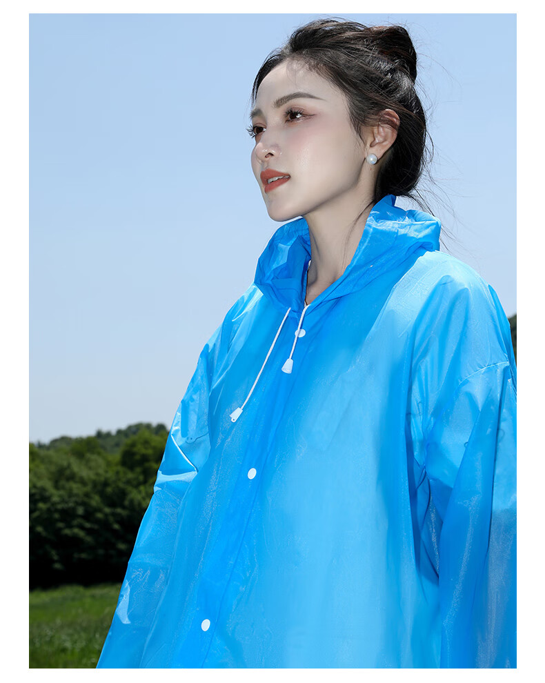 JOYTOUR Disposable Adult Raincoat, Portable Card Mini Compressed Pocket Raincoat for Travel, Hiking, And Mountaineering, Single Piece 9