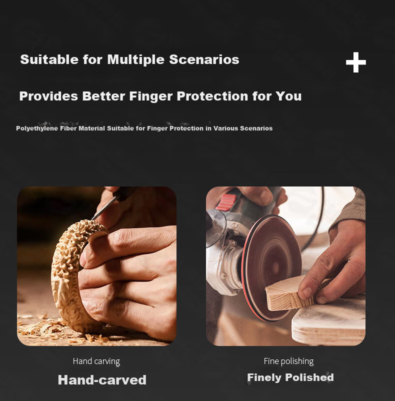 Zhugu Cut-Resistant Gloves, Level 5 Protective Work Gloves against Knife Cutting And Puncture, Stainless Steel Wire Work Protection Wear-Resistant Iron Gloves, 2 Pairs Per Pack 7