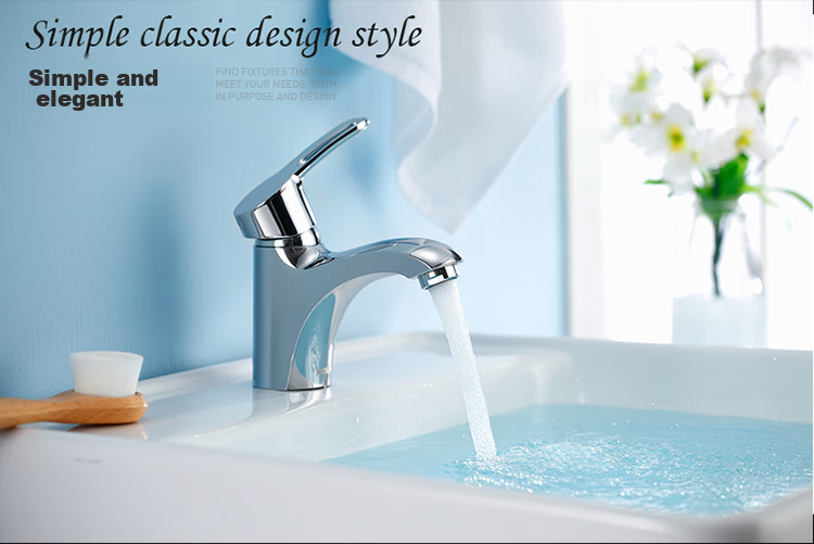 MOEN Basin Faucet Hot and Cold Water Splash-Proof Bathroom Washbasin Single Handle 10123 3