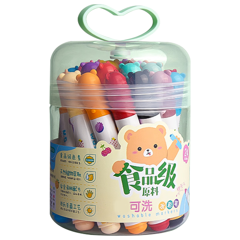 M&G Stationery, 36 Colors, Food-Grade Children's Watercolor Pens, Anti-Shrinkage Conical Tip, Drawing And Doodling Pens, Safe Birthday Gift, ACP901Z7
