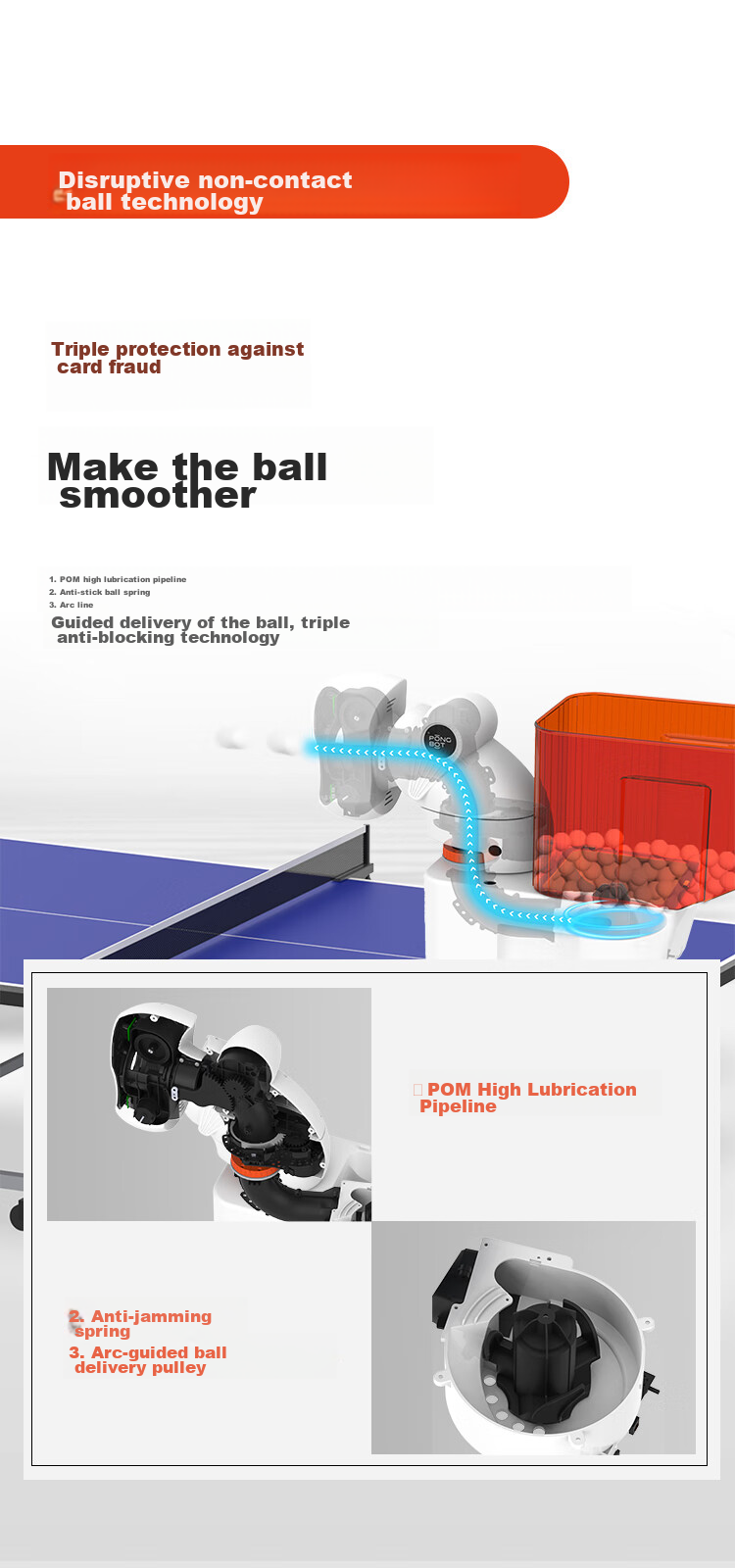 Pongbot NOVA Table Tennis Ball Machine, Portable Smart Table Tennis Training Device for Adults at Home, Ball Launcher 12