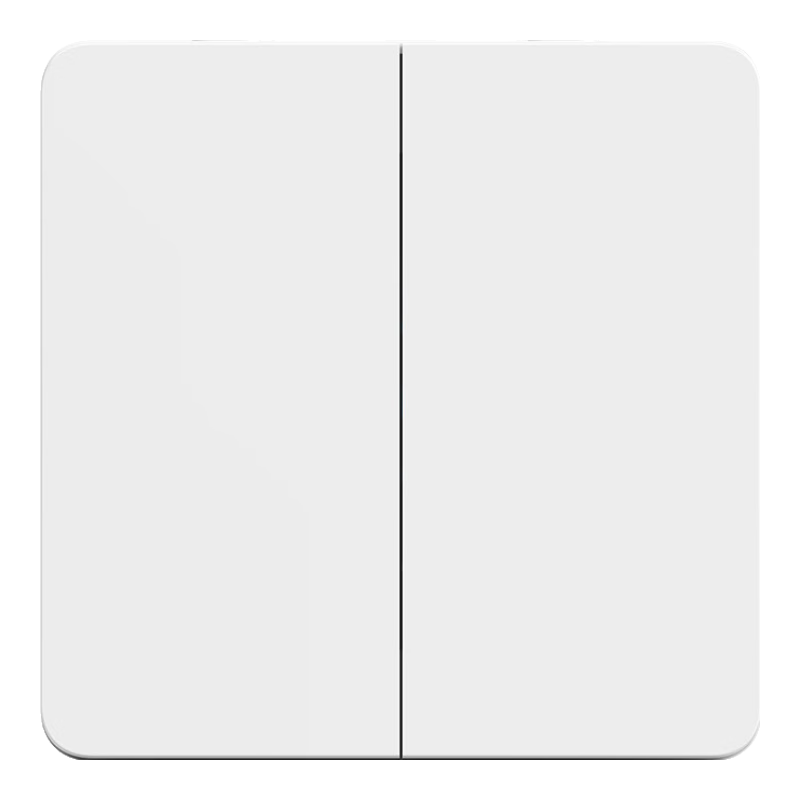 Yeelight Lingdong Switch Socket, Double Switch Suitable for Living Room And Bedroom, Ceiling Light Wall Switch, Self-Rebound, Non-Detachable