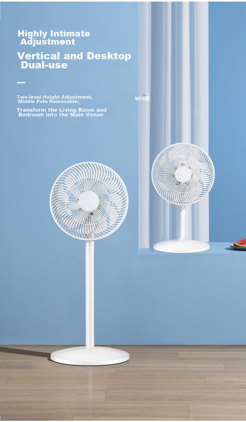 SINGFUN Home Electric Fan, Floor Fan, Beige Fan, Energy-Saving Dorm Small Fan, Table And Floor Fan, Air Circulation Fan, Quiet High-Volume Fan DLD-D17 6