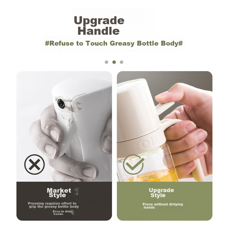 BEAREWAN Glass Oil Sprayer Bottle 250mL CX-W0081