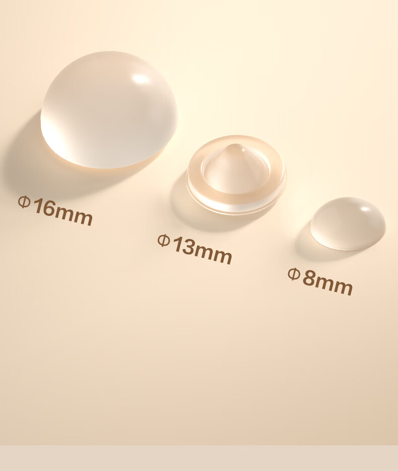 Deli [Lowest Price Online], High-Elasticity Rubber Anti-Collision Particles, Refrigerator Stickers, Anti-Collision Pads, Anti-Collision Stickers, 13mm*5.5mm, 20 Pieces/bag, Soft Anti-Bump, JF117 9