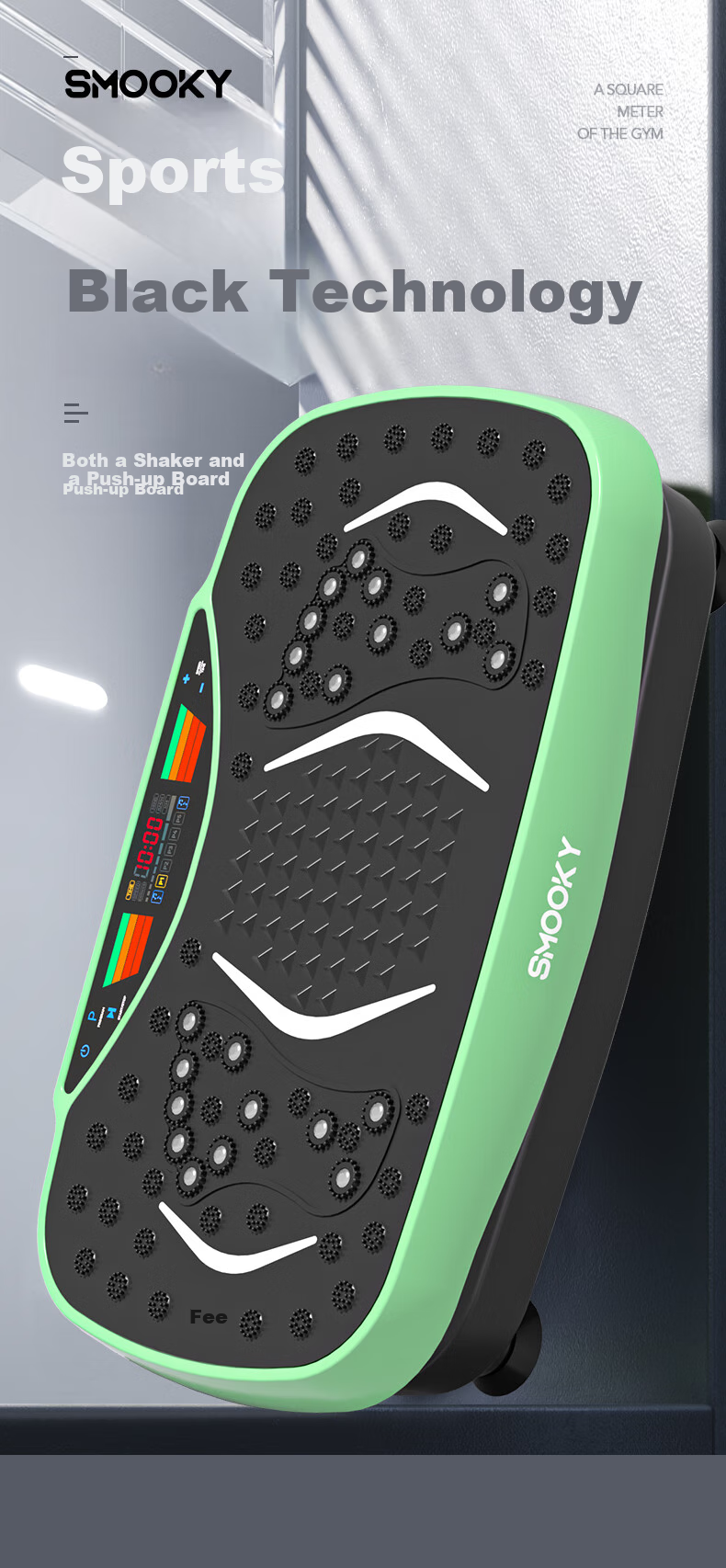 SMOOKY Fat-Burning Machine, Lazy Person's Device, Shaker Machine, Waist And Leg Slimming Device, Abdominal Shaker, Slimming Acupressure Board, Massage Rhythm Machine, Fitness Equipment 1