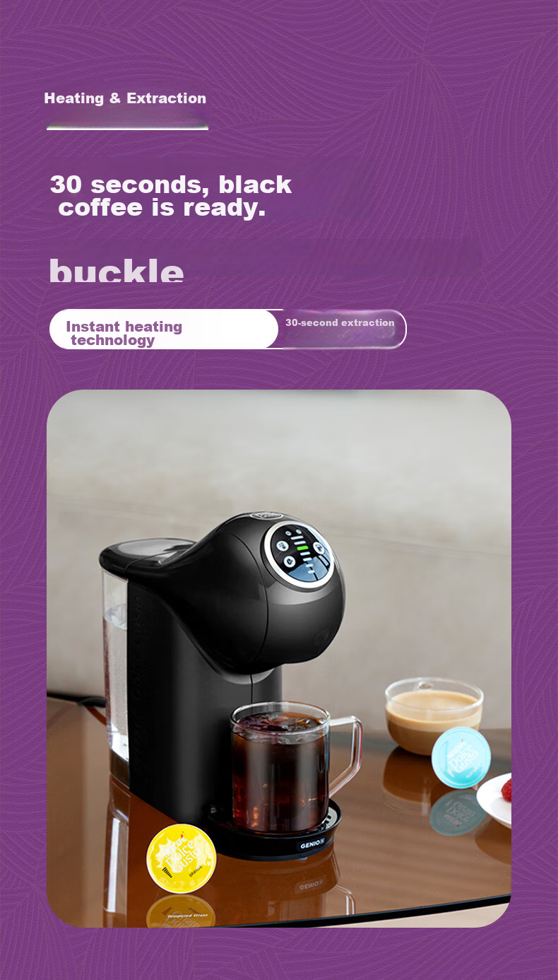 DOLCE GUSTO, Nestle Doulce Gusto, Portable Capsule Coffee Machine, Mini Single-Serve Machine, Fully Automatic Upgraded Version, New Pre-Infusion Function, 4 Temperature Settings 8