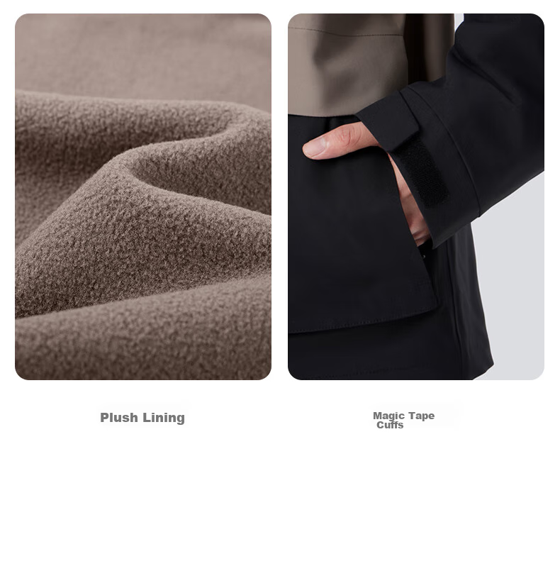 CAMEL Jilong 2.0 Three-In Outdoor Mountaineering Jacket for Men And Women, Hard Shell Coat for Tibet Travel M34CF03635 37