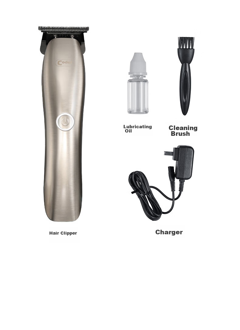 Codos Hair Clipper, Small Trimmer for Oil Hair, Gradient Specialized Trimming, Engraving, Professional Shaver for Barbershops And Salons A10 12