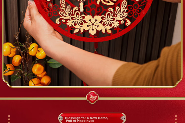 Ounizi Housewarming Red Envelopes, Moving Celebration Ceremony Decorations, Essential Housewarming Set of 10 Pieces 10