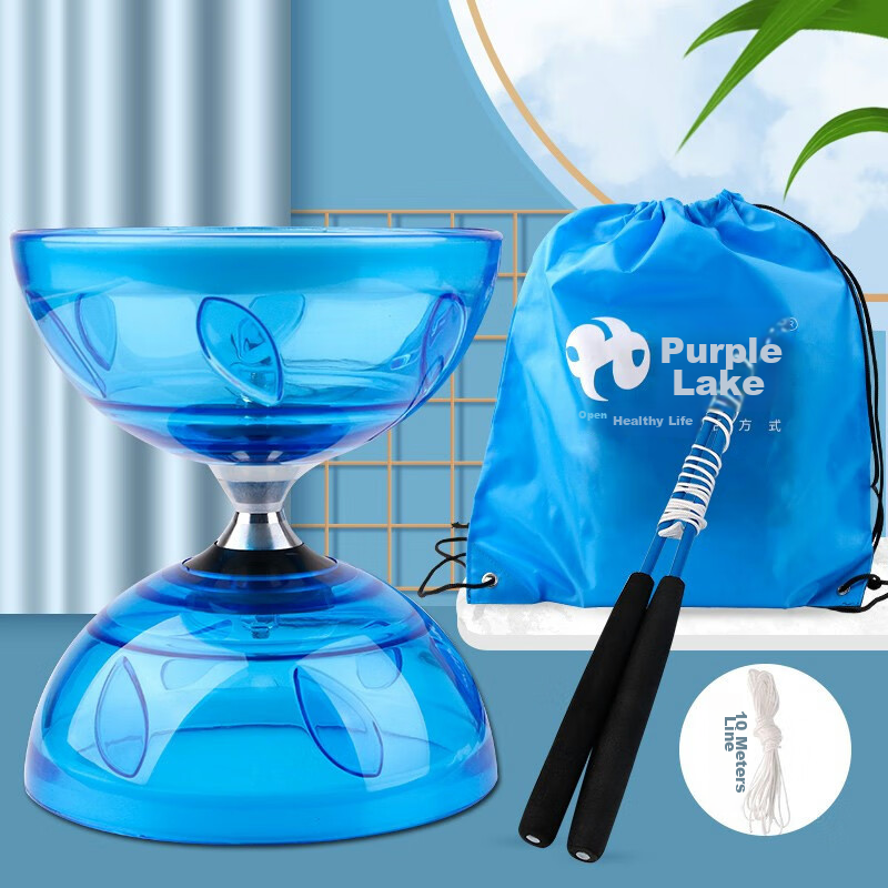 Zihu, Diabolo, Triple Bearing Diabolo Double-Ended Diabolo, for Beginners, Children, Students And Elderly