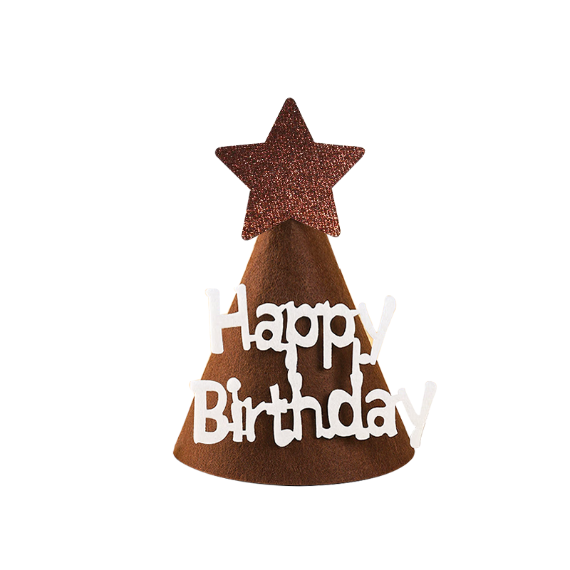 MODUO Korean Instagram-Famous Birthday Hat, First Birthday Scene Decoration, Forest-Themed Photo Accessory