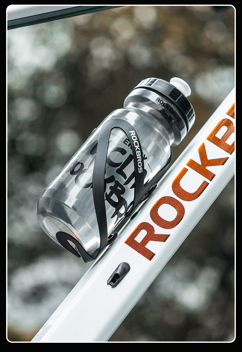 ROCKBROS Bicycle Water Bottle Holder for Mountain Bike, Road Bike, Folding Bike, Aluminum Alloy Cup Holder Cycling Accessory Accessory, Porcelain White 10